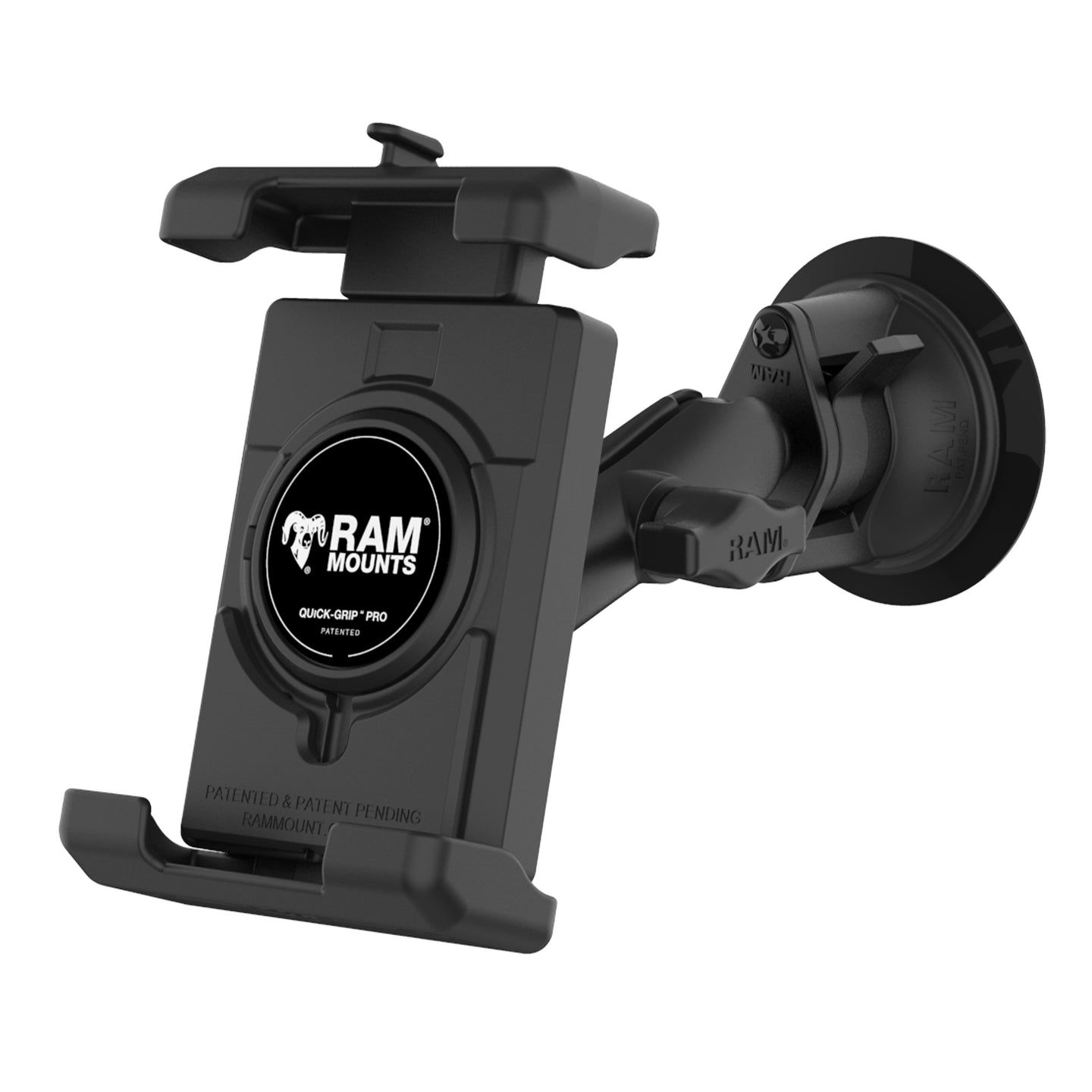 RAM® Quick-Grip™ Pro XL Phone Mount with Twist-Lock™ Suction Cup (RAM-B-166-PD7U)