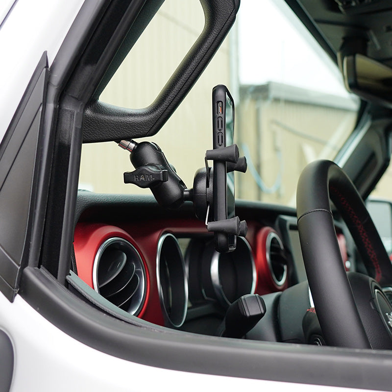 RAM® Ball Adapter Base for Grab Handles & Handlebar Clamps (RAM-B-367BU)