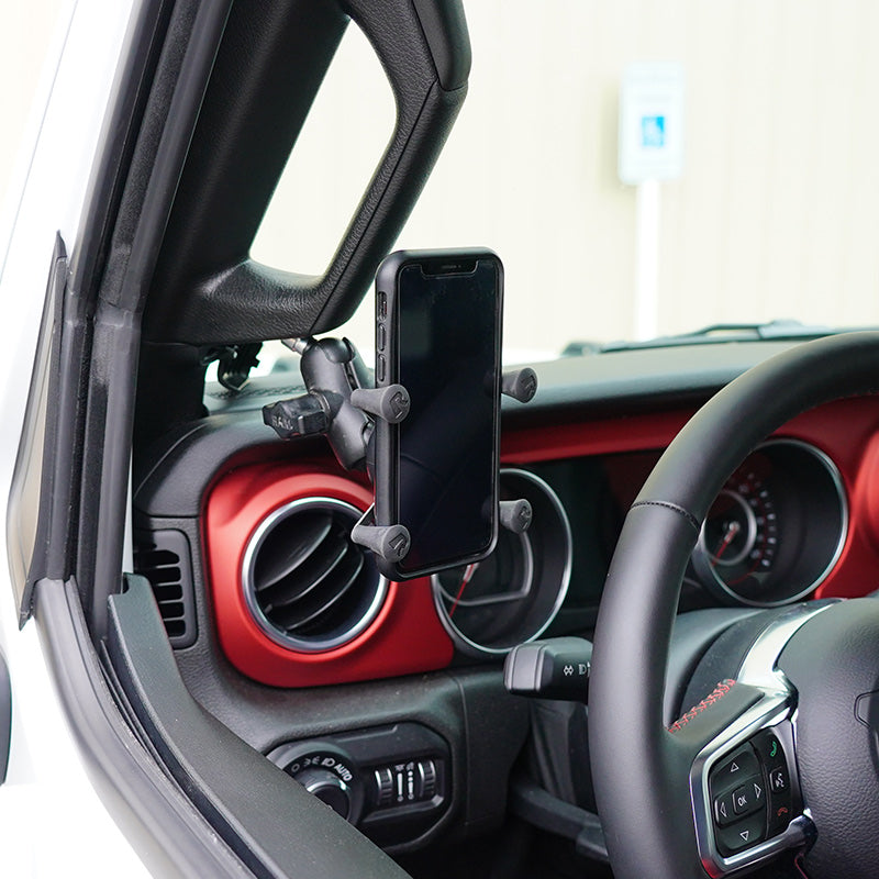 RAM® Ball Adapter Base for Grab Handles & Handlebar Clamps (RAM-B-367BU)