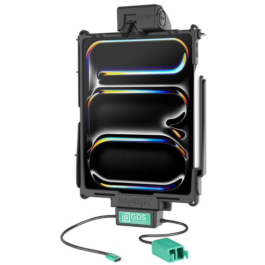 GDS® Tough-Dock™ + Dual USB-A for iPad Pro 12.9 3-6, Pro 13 & Air 13 (RAM-GDS-DOCK-AP37CD2U)
