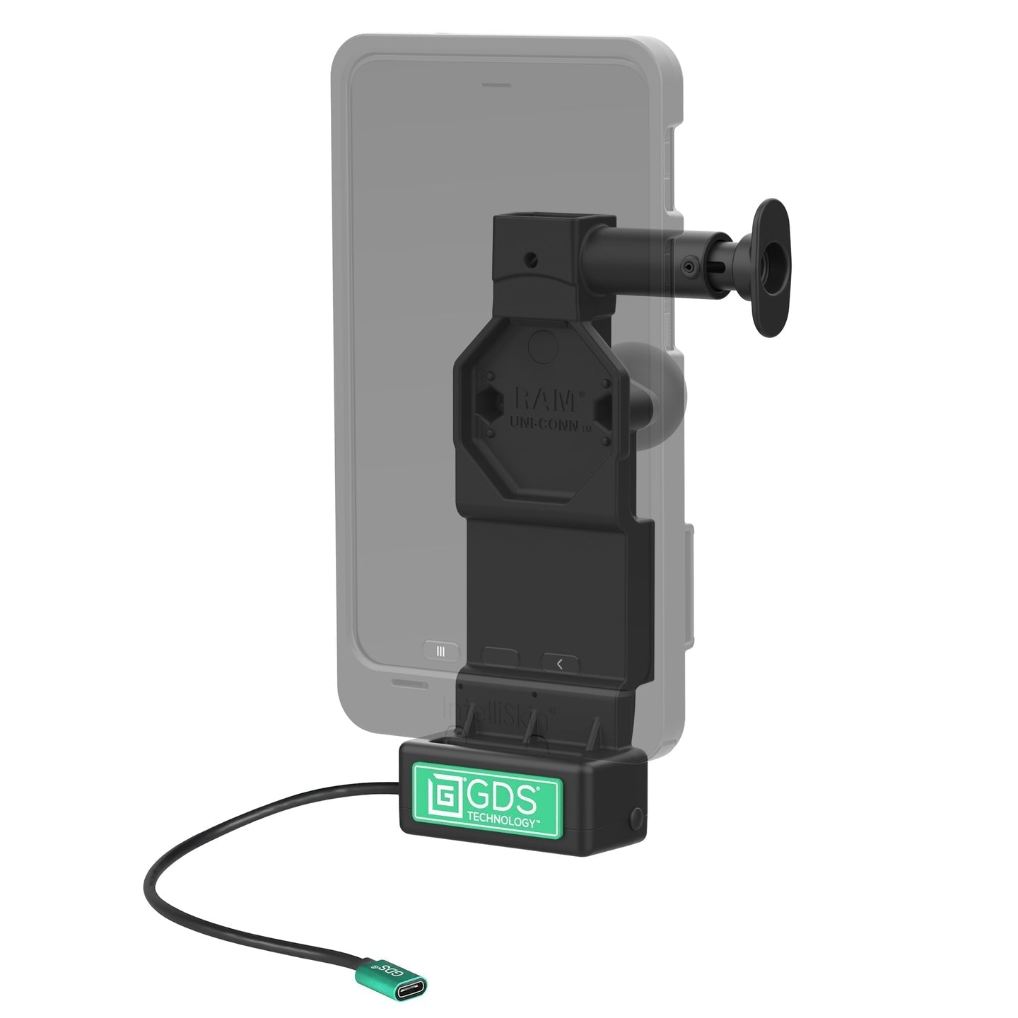 GDS® Uni-Conn™ Dock with Release Button (RAM-GDS-DOCK-U4CPU)