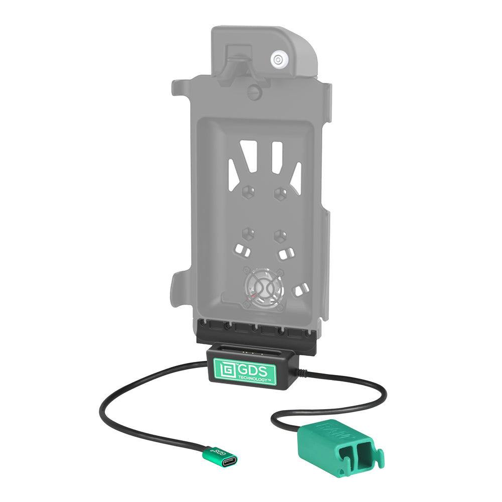 GDS® Power + Dual USB-A Data Dock Cup for IntelliSkin® Next Gen Tablets (RAM-GDS-DOCK-V10PD2U)