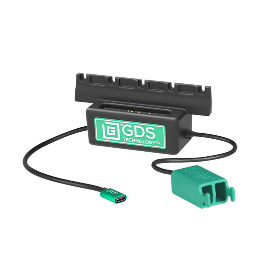 GDS® Power + Dual USB-A Data Dock Cup for IntelliSkin® Next Gen Tablets (RAM-GDS-DOCK-V10PD2U)