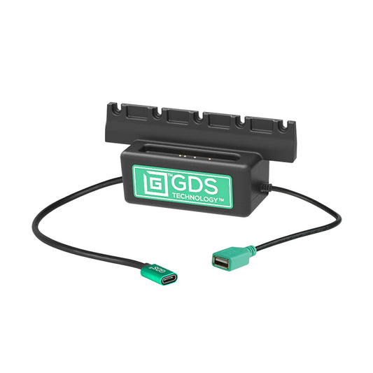 GDS® Power + Single USB-A Dock Cup for IntelliSkin® Next Gen Tablets (RAM-GDS-DOCK-V10PDU)
