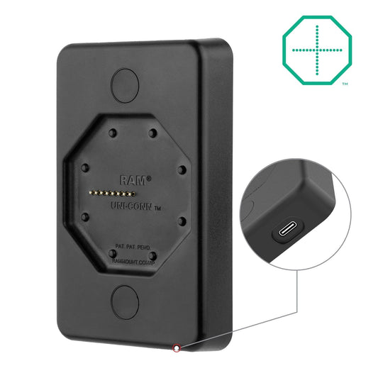 GDS® Uni-Conn™ Powered Wall Dock with USB-C (RAM-GDS-DOCK-W4-CU)
