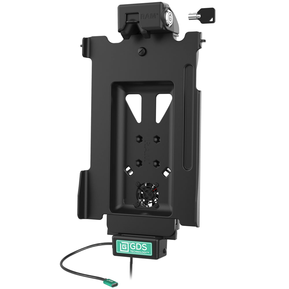 Locking GDS® Cool-Dock™ for Samsung Tab S10+, S9+, S8+ & More (RAM-GDS-DOCKLF-SAM78CPU)