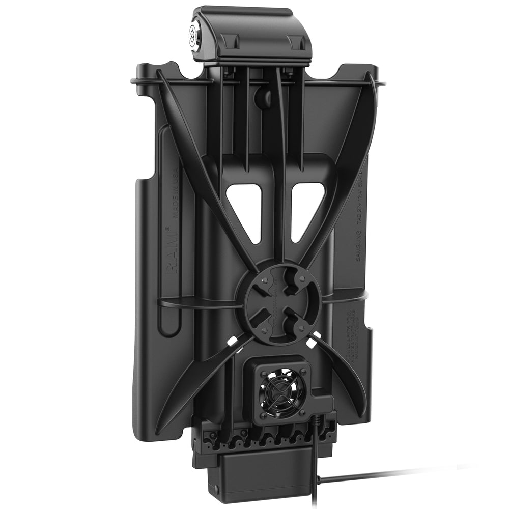 Locking GDS® Cool-Dock™ for Samsung Tab S10+, S9+, S8+ & More (RAM-GDS-DOCKLF-SAM78CPU)