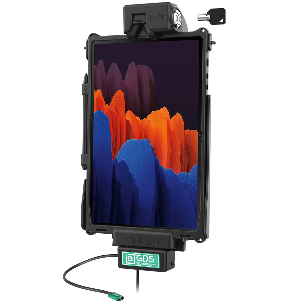Locking GDS® Cool-Dock™ for Samsung Tab S10+, S9+, S8+ & More (RAM-GDS-DOCKLF-SAM78CPU)
