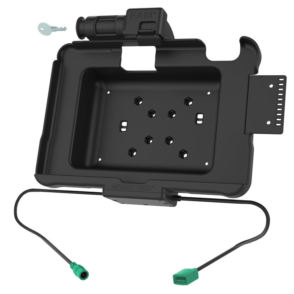 GDS® Key Locking Power + Data Dock for Zebra ET5x 10.1" Series (RAM-HOL-ZE11PDKLU)