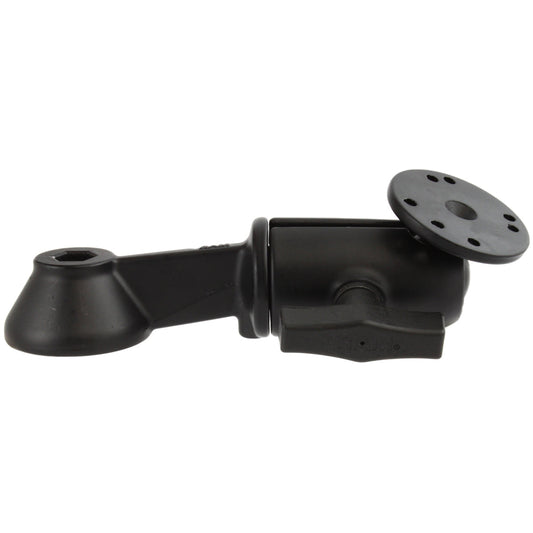 RAM® 6" Single Swing Arm with Round Plate (RAM-VB-110-5-DIS1U)