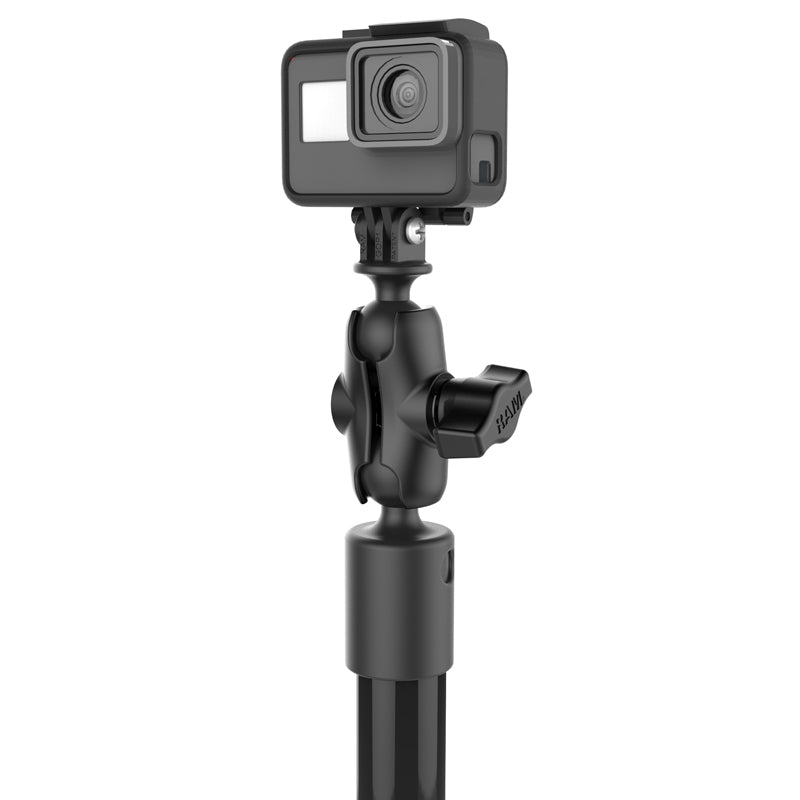 RAM® Tough-Pole™ Camera Mount with Single Pipe & RAM® Track-Node™ Base (RAP-411-18-A-GOP1-1)