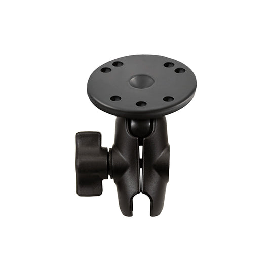 RAM 1" Ball Double Socket Arm with 2.5" Round Base (RAM-B-103U-A)