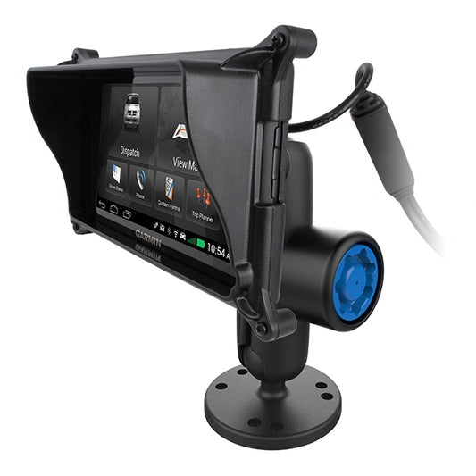 RAM-B-138-GA66LU - RAM 1" Ball Locking Mount, Pin-Lock™ Knob & Locking Case for Garmin fleet - image1