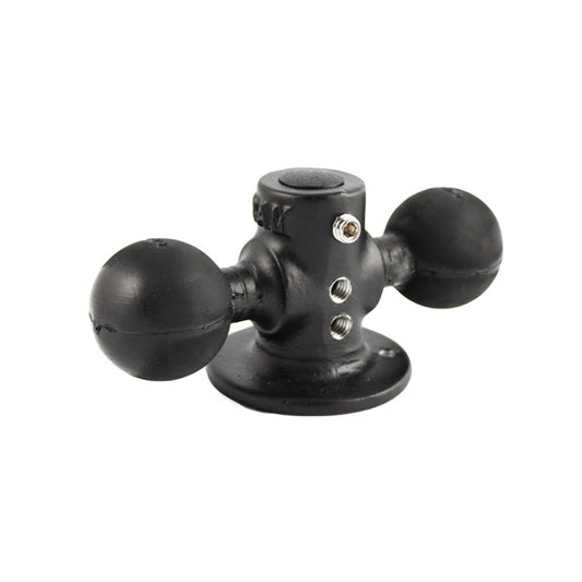 RAM-217-1U - UNPKD RAM DBL BALL W/ 2.5" BS & 5/8 HOLE - Image1