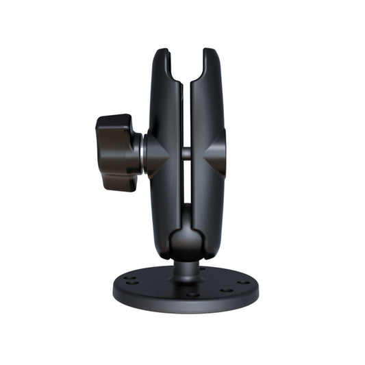 RAM 1" Ball Medium Double Socket Arm with 2.5" Round Base with AMPs Hole Pattern (RAM-B-103U) - RAM Mounts New Zealand