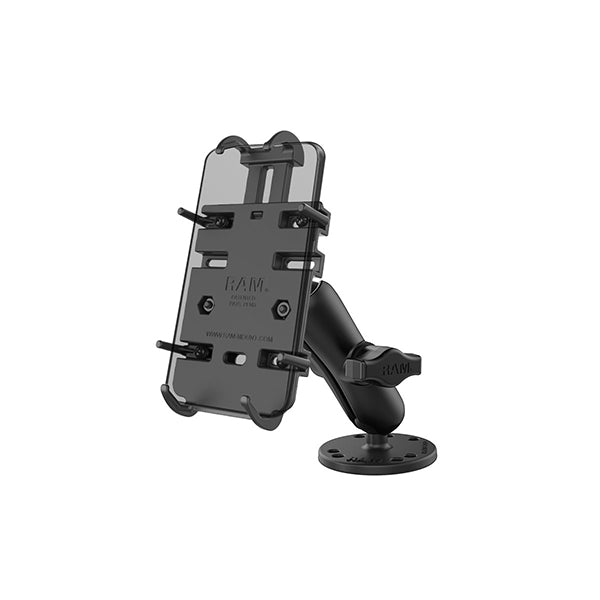 RAM® Quick-Grip™ Spring-Loaded Phone Mount with Drill-Down Base (RAM-B-138-PD3U)