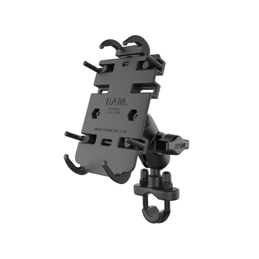 RAM-B-149Z-A-PD3U RAM Quick-Grip Phone Mount with Handlebar U-Bolt Base-image-1