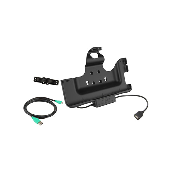 RAM® EZ-Roll'r™ Power & Data Cradle for Samsung Galaxy Tab Active Pro (RAM-HOL-SAM52PDU)-Image-2