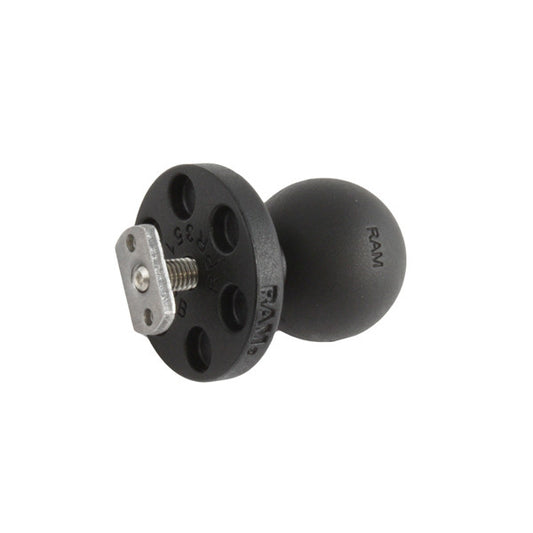 RAM B Size 1" Track Ball™ w/ T-Slot Attachment Point (RAP-B-375U) - Image1
